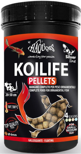 Haquoss Kiolife kompletné krmivo pre ryby v rybníčku 1000ml