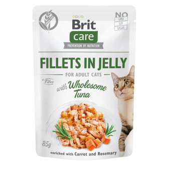 Kapsička Brit Care Cat Fillets in Jelly with Wholesome Tuna 85 g