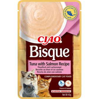 Kapsička Churu Cat Bisque - tuniak, losos 40g