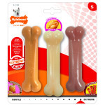 Nylabone hračka Extreme kosť príchuť slanina a burák S 3ks