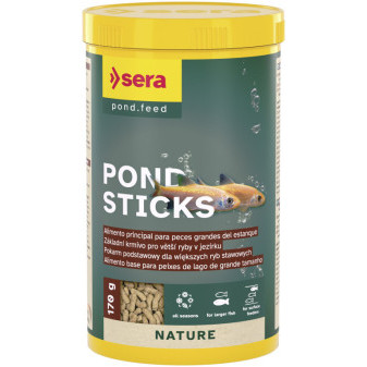Sera kompletné krmivo pre okrasné ryby v jazierku Sera - Pond Sticks Nature 1000ml