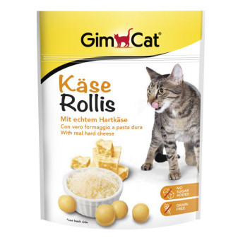 Syrové guličky Käse-Rollis sú lahodnou maškrtou pre vašu mačku.