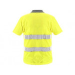 Polokošeľa DOVER, výstražná, pánska, žltá, veľ. 3XL