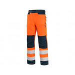 Nohavice CXS HALIFAX, výstražné so sieťovinou, pánske, oranžovo-modré, vel. 50
