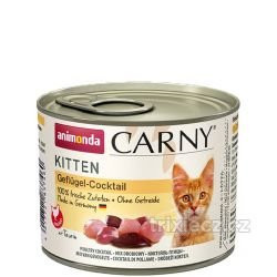 Konzerva Animonda Carny Kitten - hydinový koktail 200g