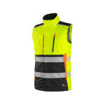 Vesta CXS BENSON, pánska, výstražná, zateplená, žlto-čierna, veľ. 3XL