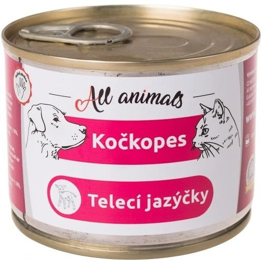 Kočkopes Teľacie jazýčky 200g