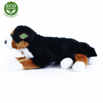 Veľký plyšový bernský salašnícky pes ležiaci 61 cm ECO-FRIENDLY