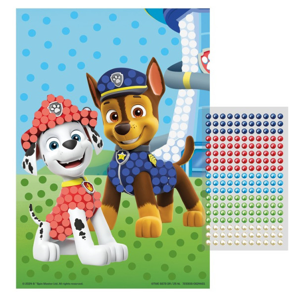 Kreatívny set mozaika korálky Paw Patrol A5