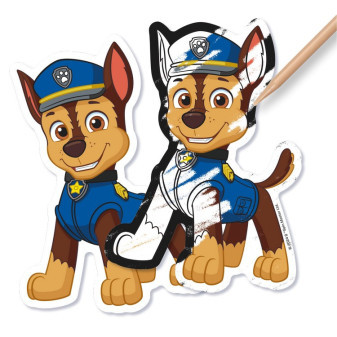 Kreatívny set vyškrabávania magnetov Paw Patrol 10 kusov + 2 perá