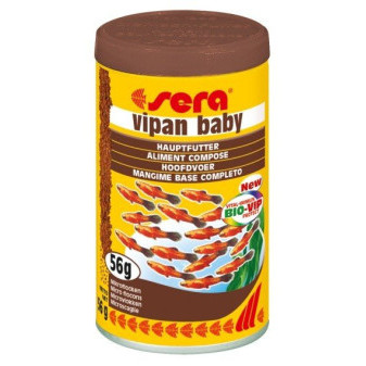 Sera rastové krmivo pre malé ryby Vipan Baby 100ml Nature