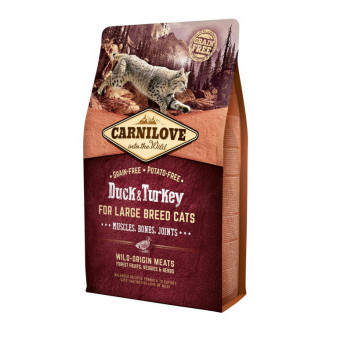 Carnilove Cat Grain Free Duck&Turkey LB Cat Muscles, Bones, Joints 2kg