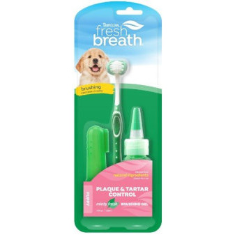 Tropiclean set na čistenie zubov Fresh Breath pre šteňatá