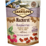 Kapsička Carnilove Dog Crunchy Snack Mackerel, Raspberry and fresh meat 200g
