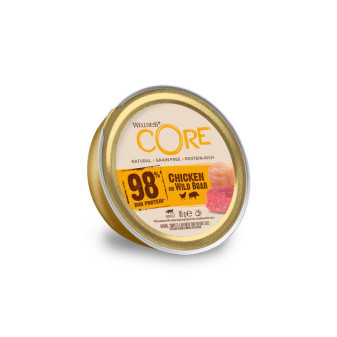 Konzerva Wellness Core Cat 98% Proteín kurá a diviak 85g