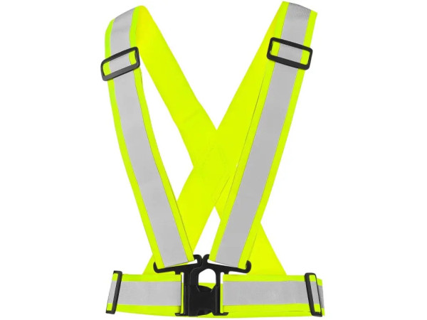 Reflexný elastický CXS KRÍŽ CROSS BELT, žltý