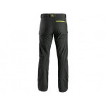 Nohavice CXS AKRON, softshell, čierne s HV žlto/oranžovými doplnkami, vel. 48