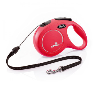 Flexi New Classic M snura 8m/20kg červená