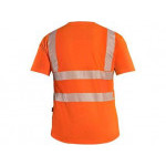 Tričko CXS BANGOR, výstražné, pánske, oranžové, veľ. 3XL