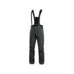 Nohavice CXS TRENTON, zimné softshell, pánske, čierno-modré, veľ. 48