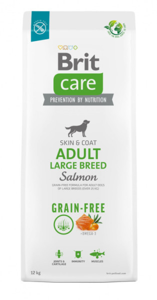 Brit Care Dog Grain-free Adult Large Breed - salmon a potato, 12kg