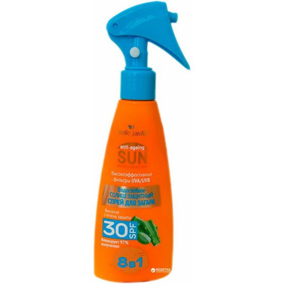 Belle Jardin SUN Water Vodeodolné ochranné mlieko na opaľovanie SPF30 180ml