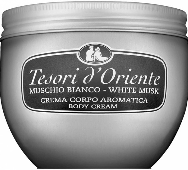 Tesori d'Oriente telový krém Muschio Bianco White Musk, 300 ml