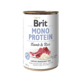 Konzerva Brit Mono Proteín Lamb & Rice 400g