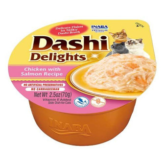 Dashi Delights vanička kura s lososom 70g