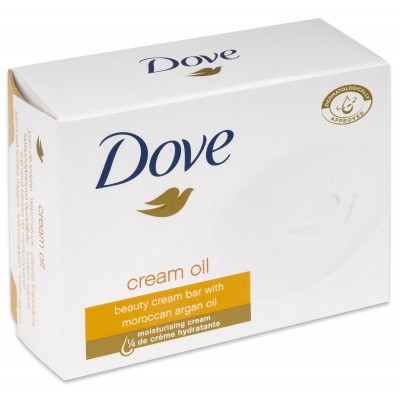 Dove tuhé mydlo 100g Silk cream Oil Zamatovo jemné s arganovým olejom