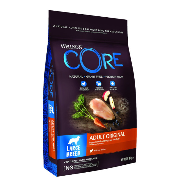 Wellness Core Dog Original Adult Large kurča 10kg