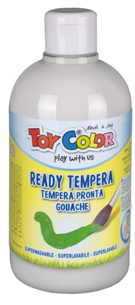 Farba temperová 0,5l biela Toy Color 01