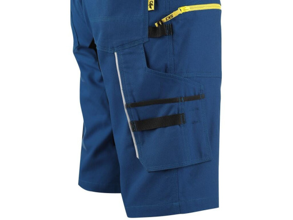 Kraťasy CXS STRETCH, pánske, tmavo modré-čierne, veľ. 48