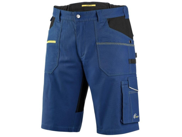 Kraťasy CXS STRETCH, pánske, tmavo modré-čierne, veľ. 60