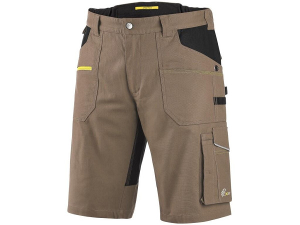 Kraťasy CXS STRETCH, pánske, béžovo-čierne, veľ. 48