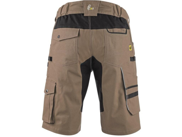 Kraťasy CXS STRETCH, pánske, béžovo-čierne, veľ. 50