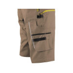 Kraťasy CXS STRETCH, pánske, béžovo-čierne, veľ. 62