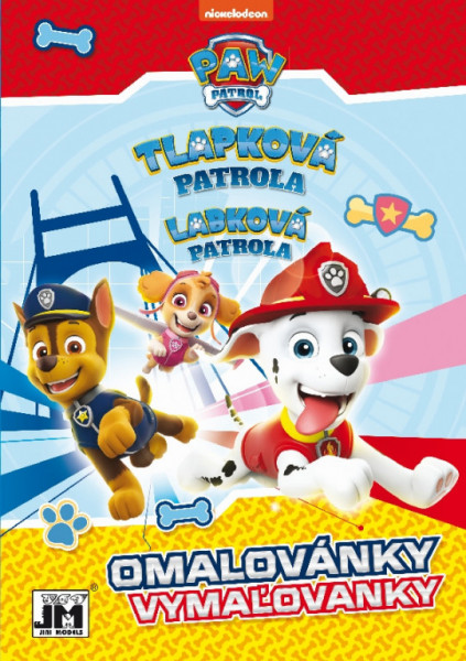 Omaľovánka A5 Paw Patrol - Tlapkková Patrola