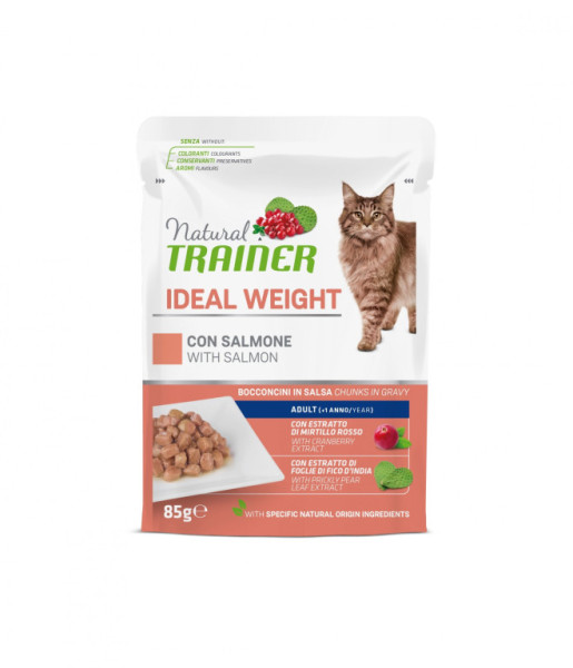 Vrecko Trainer Natural CAT SP. IDEAL WEIGHT losos 85g