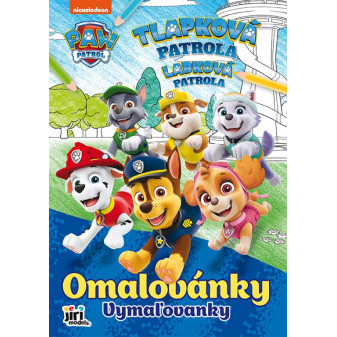 Omaľovánka A4 Paw Patrol 1