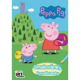 Omalovánka A5 Prasátko Peppa na výletě