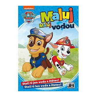 Omaľovánka A5 Maľuj vodou Paw Patrol