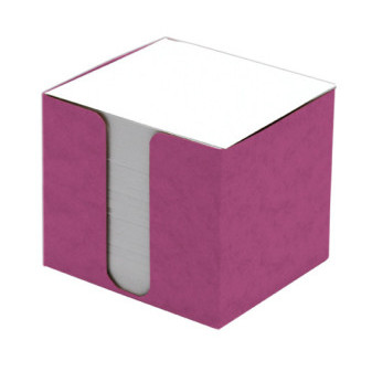 Špalíček nelepený, 8,5 x 8,5 x 8 cm v krabičke, ružový 108341