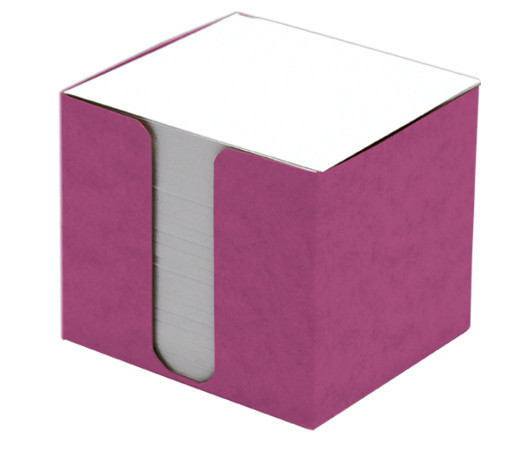 Špalíček nelepený, 8,5 x 8,5 x 8 cm v krabičke, ružový 108341