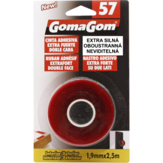 Lepiaca páska obojstranná Goma Gom 57, extra silná, 19x2,5 GG