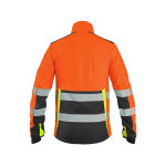 Bunda CXS BENSON, výstražná, softshell, pánska, oranžovo - čierna, veľ. M