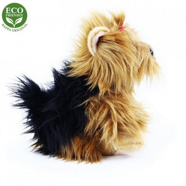 Plyšový pes yorkšírsky teriér sediaci 30 cm ECO-FRIENDLY