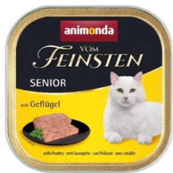 Animonda Vom Feinsten Senior paštéta pre staršie mačky hydinové 100g