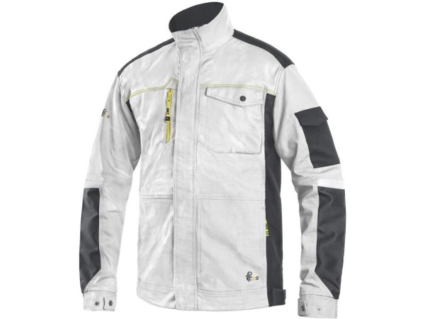 Blúza CXS STRETCH, pánska, bielo - šedá, vel. 60