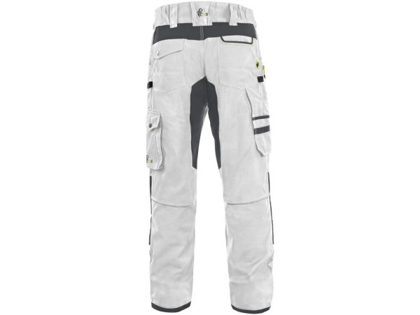 Nohavice CXS STRETCH, pánske, bielo - šedé, veľ. 62